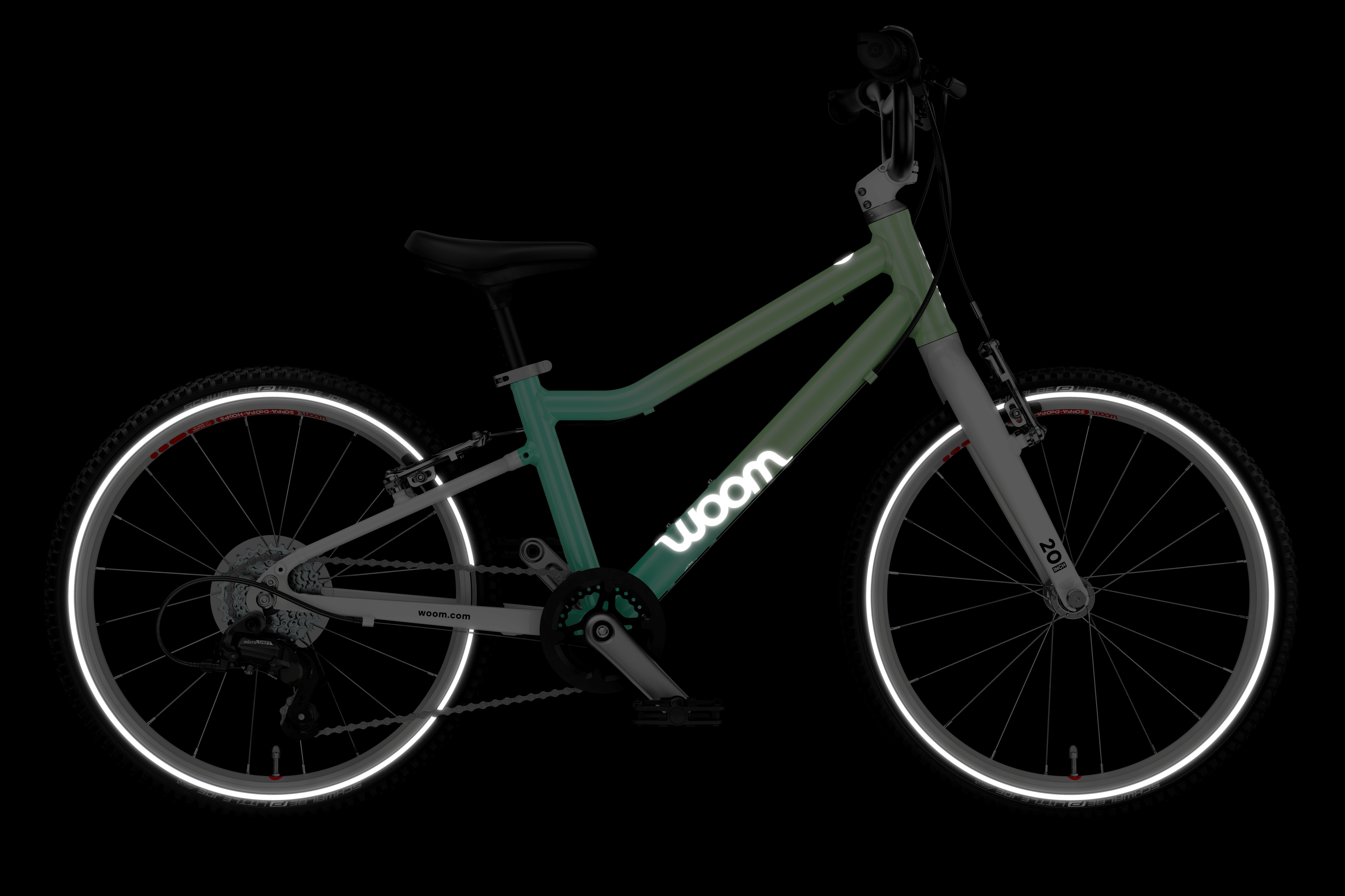 Woom GO 4 (6-8 Jahre oder 115-130 cm) - spearmint crush