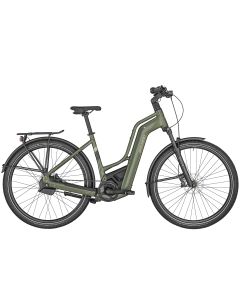 Bergamont E-Horizon Premium Pro Belt Amsterdam - shiny khaki green
