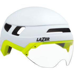 Lazer Urbanize NTA MIPS + LED - Matte White Flash Yellow