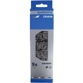 SHIMANO KETTE HG93 114 GLIEDER   FÜR 9-FACH M.PIN