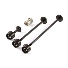 Pitlock Set 02 (Vorderrad-, Hinterrad-, Sattelachse) - Schwarz