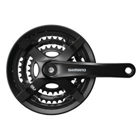 SHIMANO Kurbelgarnitur FC-TY501 Vierkant 6/7/8-fach schw.