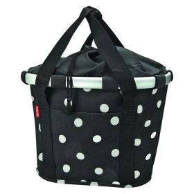 KLICKFIX BIKEBASKET BLACKDOTS