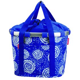 KLICKFIX BIKEBASKET BATIKSTRONG BLUE